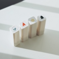 Right Hand Superman Christmas Limited Mini Stamp/Four Options Cop Nama Stamp Cop Guru Disemak Oleh C