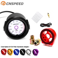 2 inch / 52mm LCD liquid crystal 7 color virtual pointer display oil temperature gauge Celsius with 