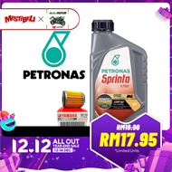 F700 15W50 MINYAK HITAM PETRONAS SPRINTA 4T SEMI OIL FILTER LC135 EX5 Y15 RSX150 RS150 CASTROL SHELL MOTUL YAMAHA HONDA