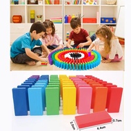 Domino Blocks Educational Toys Colorful Wooden Stacking Blocks