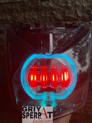 REFLEKTOR LAMPU DEPAN BEAT FI BILED PROJIE 2012-2015