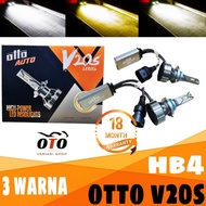 OTTO V20S CAR LED LIGHT HB4 9006 3 COLORS 140 WATT