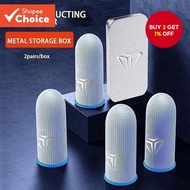 High-Quality Game Finger Sleeve Set, Glass Silver Fiber Ice Silk Gloves, E-Sports Breathable and Swe