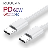 KUULAA Super Fast Charging PD 60W QC 4.0 Charger Cable