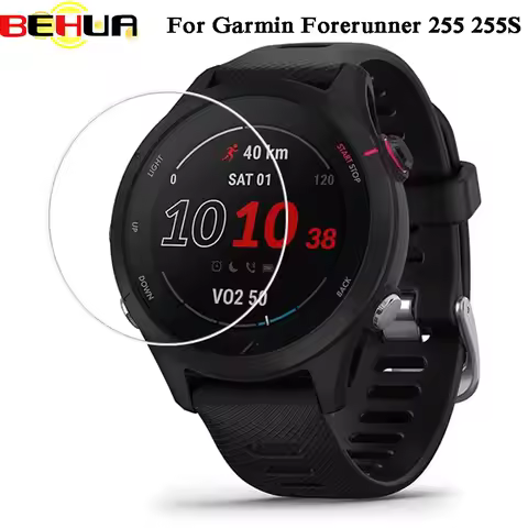 BEHUA Tempered Glass HD Screen Protector Film For Garmin Forerunner 255 255S Smartwatch Protective F