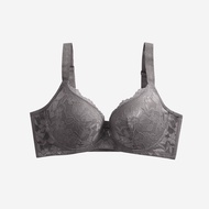 bra & cotton Women Wired Lace Bra C D E Cup Full Coverage Supportive Plus Size Bra 34C-46E