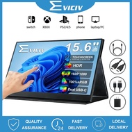 EVICIV Touch Screen Monitor 15.6/18.5 Inch 1080P HDR PC Gameing Monitor For Switch PS4 Phone Laptop 