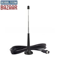 [BUBL] FM DAB TV Radio Antenna Magnetic Base 3-meter Cable High Gain 9dbi Telescopic