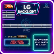 LG 32" LED TV BACKLIGHT 32LB552A / 32LB563B.ATS (LAMPU TV) LG 32 INCH LED TV 32LB552 32LB563 32LB55 