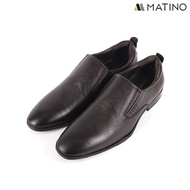 MATINO SHOES รองเท้าชายหนังแท้ รุ่น MC/B 3034 - BLACK/BROWN