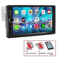 Hippcron 7 "รถวิทยุ 1din MP5 เครื่องเล่นมัลติมีเดีย HD หน้าจอสัมผัส FM ISO Power Aux อินพุตบลูทูธ US