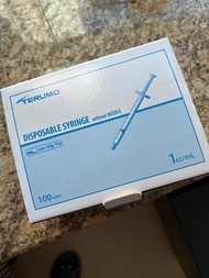 針筒無針，日本Terumo Disposable Syringe 1cc/mL