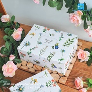 Goodboxpack( 20 ใบ / แพ็ค )กล่องสแน็คผืนผ้า กล่องกระดาษ กล่องจัดเบรค กล่องใส่ขนม กล่องอาหารว่าง กว้า