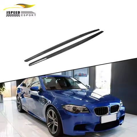 For BMW F10 M5 528I M- Sport sedan 4 doors 2011-2016 Carbon fiber side skirts