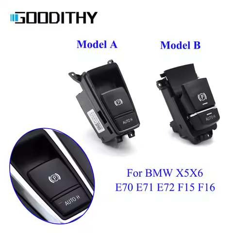 Car Electronic Handbrake Parking Control Switch Auto P H Hold Button Key Assembly for BMW X5 X6 E70 