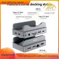 [Jaydgeroajf] Type-C for Mini Docking Station 10 in 1 10Gbps SSD Enclosure Supports Up to 8TB M. 2 N