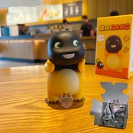 Nailong Figure Boneka Dekorasi Dino Kuning Asli Desktop Mobil Minifigure Dekorasi mobil Trim roda ke