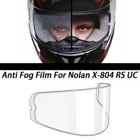 Motorcycle Helmet Visor Anti Fog Film For Nolan X-804 RS UC X 804 Visor Clear Anti-Fog