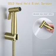 NEW GOLD Stainless Steel Hand Held Toilet Bidet Sprayer Bathroom Shower Water jet Spray Head S G