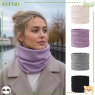 NEXTMY Double Layer Neck Gaiter, Wind-Resistant Stretch Neck Warmer Gaiter, Comfortable Elastic  The