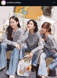 🖤พร้อมส่ง🤍เสื้อคาดิแกน🤍แบรน Endless♾️holiday🧡คอล Lady and the Tramp🤍ใส่สวย ใส่ได้บ่อย ผ้าดีใส่สบาย🤍🧡