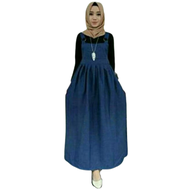 Overall Doom Gita Atasan Terusan Wanita Rok Panjang Muslim Baju Kodok
