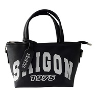 Túi đeo vai nhỏ sài gòn 1975-D2 3 sọc lớn chống thấm nước [ẢNH CHỤP THẬT]