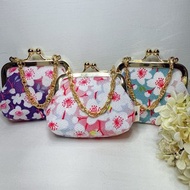 京都綾小路小型口金包-櫻花(附金鍊)