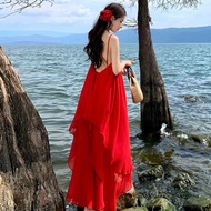 Lovely red maxi dress