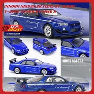 INNO64 Nissan Skyline GT-R R34 V-Spec Tuned By MINES / IN64-R34VS-MINES-BL / MINES GTR R34 / INNO