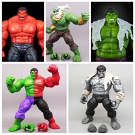 HULK FIGURES: OUTBACK HUL K/MAESTRO HUL K/COMPOUND HULK/RED/GREEN HULK