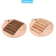 [baoblaze2] Foot Roller Massager Handmade Comfortable Smooth Adjustable Under Desk Feet Massage Mult