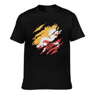 New Style Torn Bhutan Flag Bhutanese Day Football Good Printed T-Shirt For Man