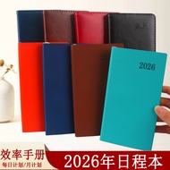 diary 2026 planner 2026 2026 Calendar Book A6 Schedule Book Plan Book Business Clock Card Efficiency