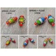 Doris5519 BOMB SPRING WITH FLOAT BOCEAN (1 pack /2pcs) SIZE #2.5CM#3.5CM#4.0CM#5.0CM#6.0CM