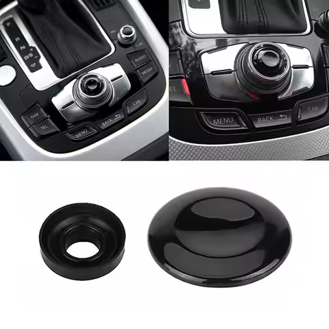 For Audi A4 S4 A5 Q5 A6 S6 Car Glossy Black MMI Knob Switch Button Center Console Repair Kit 8K09980