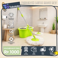 Tokotata Super Spin Mop Rotating Floor Mop Automatic Mop Stainless Steel Mop Plastic Mop 6L Bucket