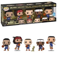 PreOrder NBA Nike Denver Nuggets Jokic Murray Gordon KCP MPJ Funko Pop 2023 NBA Championship 1 set 5