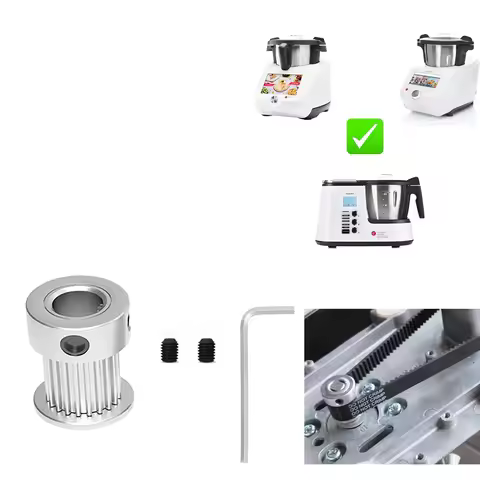 Replace Gear Repair for Monsieur Cuisine Connect/Plus/Smart Blade Stop Running Repair Sprocket Alumi
