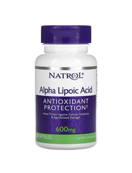 Alpha Lipoic Acid / ALA อัลฟา ไลโปอิก แอซิด ขนาด 600 mg. Natrol ขนาด 30 เม็ด นำเข้าจากอเมริกา ของแท้ 100%