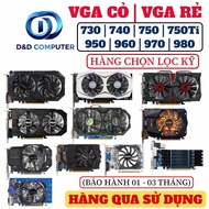 VGA GRASS GTX 750Ti GTX 750 GT 730 GT 740 GTX 950 GTX 960 - USED.