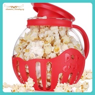 [eleanore_faraday.] Popcorn Maker Microwave Snack Popcorn Air Poppers 2.25 Quart Popcorn Bowl Borosi