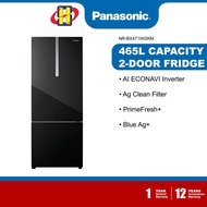 Panasonic Refrigerator (465L) AI ECONAVI Inverter Prime Fresh+ 2-Door Fridge NR-BX471WGKM