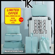 [LOCAL] 7/8/9/10-In-1 Travel Bag Organizer | Toiletries Bag | Shoe Bag | Packing Cubes | Luggage Lau