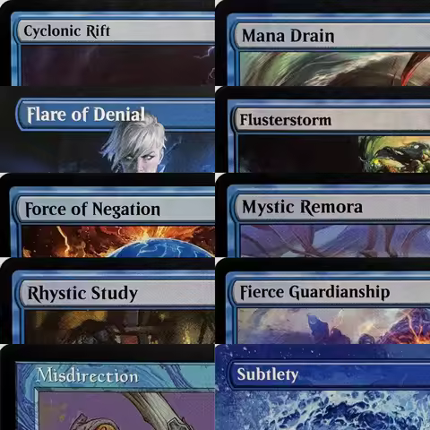 LK4 Mystic Remora Stock Up Force of Will Misdirection Fierce Guardianship Flusterstorm High-Quality 