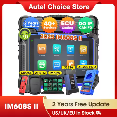 Autel MaxiIM IM608 II IM608S II XP400Pro IMMO Key Programming OBD2 Scanner Car Diagnostic Tool IMMO 