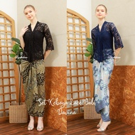 (ONE SET) Bycikdara Kebaya Lace Set Pario | Kebaya Lace Bali Davina | Kebaya with Skirt Pario