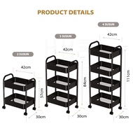 Maggie 3-Tier Iron Trolley 3-Tier Multipurpose Trolley Rack/ Salon Trolley/ Dentist Trolley/ with Wh