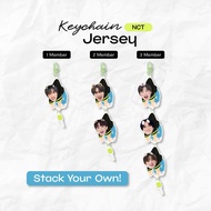 NCT Kpop Jersey Hanging Keychain