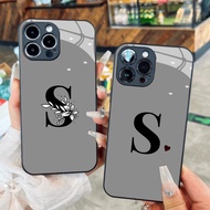 S-shaped Glass Case for iPhone 17 16 15 14 13 12 11 8 7 6 6s 6p 7p 8p 6g 7g 8g Pro Max XR XS xsmax P